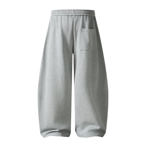 Childlike Handmade Button Decorated Sweatpants Loose Wide Leg Sweet Girl Style Casual Long Pants