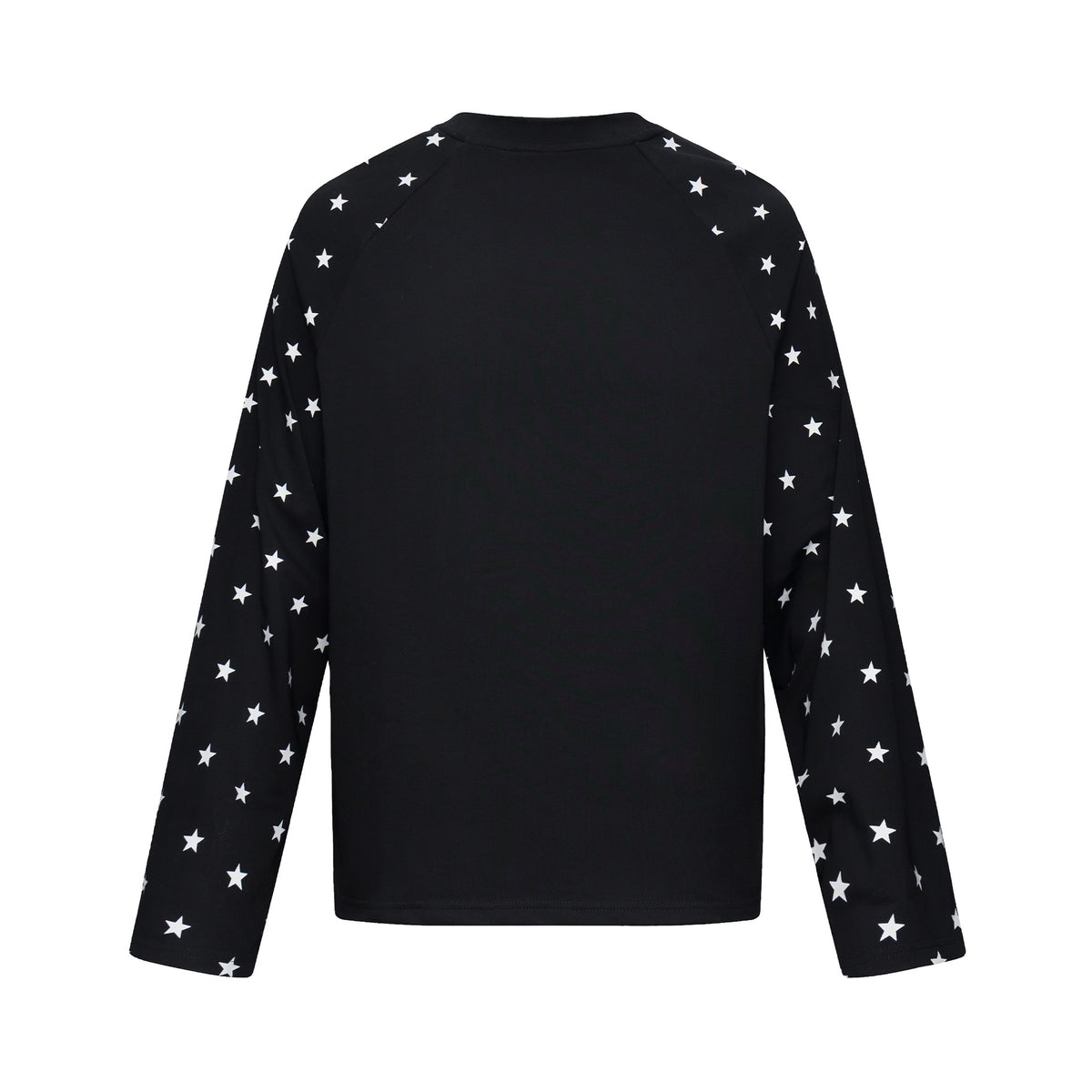 Round Neck Long Sleeve  Loose Fit  Oversized T-Shirt