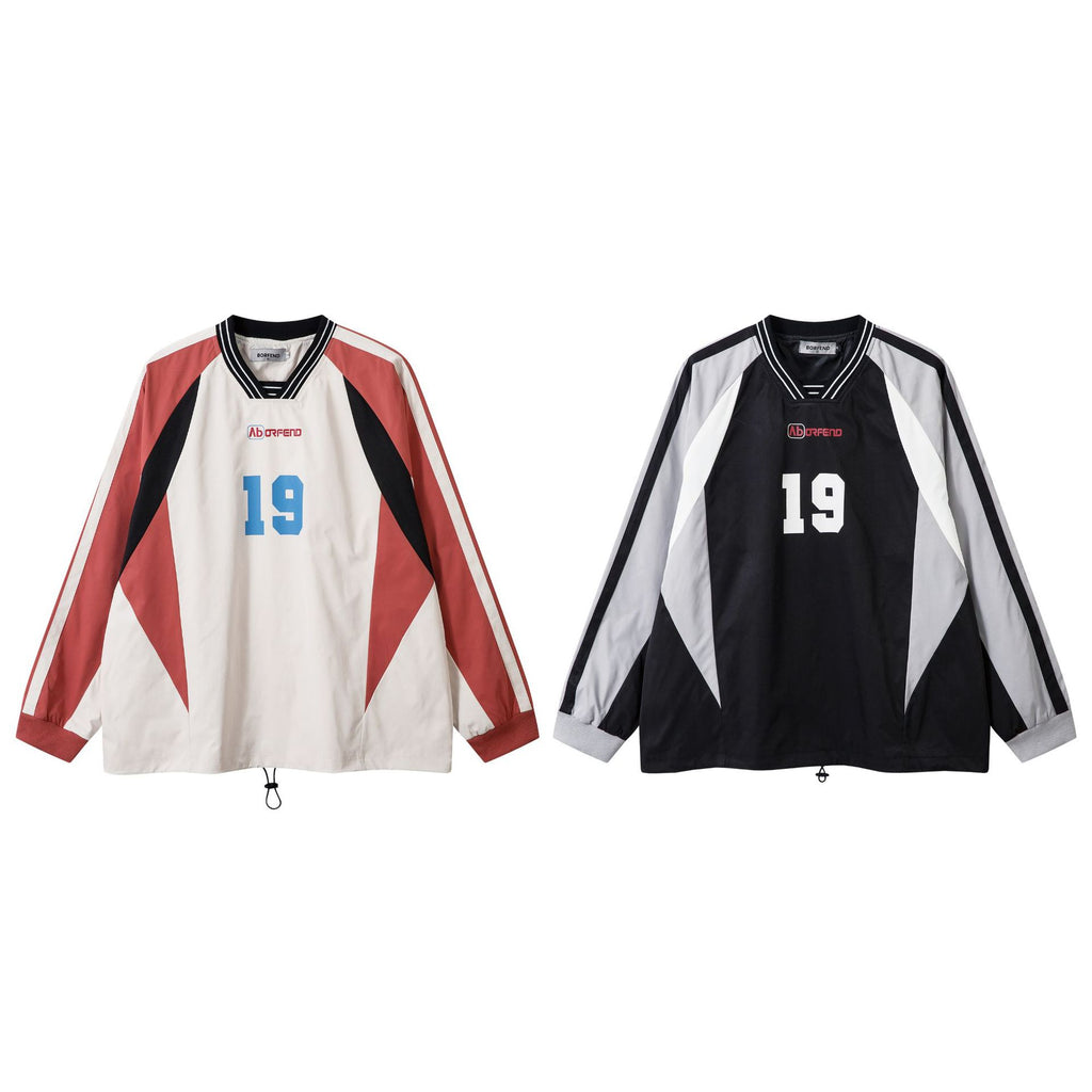 V-neck baseball hoodies for men and women