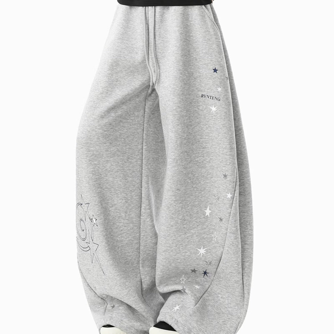 Star Print Blade Sweatpants for Men and Women