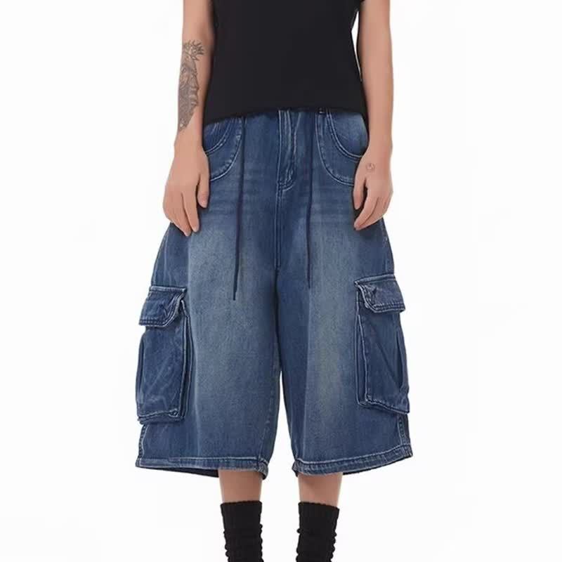 Denim Capri Pants for Men and Women