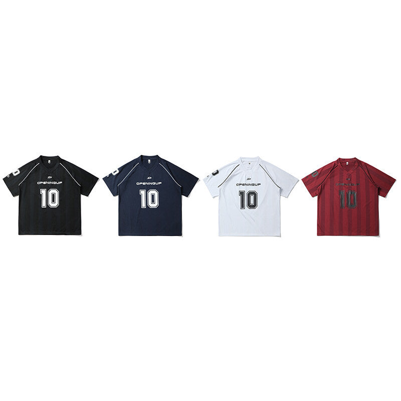 Casual sports jerseys for male and female couples