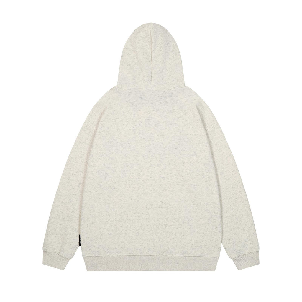 Checkered embroidery hooded sweatshirt for men and women