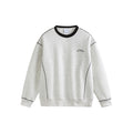 Red Sweatshirt with Embroidered Design for Men